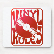 Red Vinyl Rules, ok? mousepads