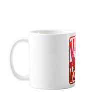 Red Vinyl Rules, ok? mugs by ChargePlus Red Vinyl Rules, ok? mugs