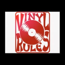 Red Vinyl Rules, ok? postcards