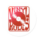 Red Vinyl Regeln, ok? sticker
