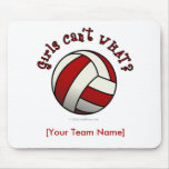 Red Volleyball Mousepads
