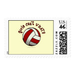 Red Volleyball Postage