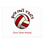 Red Volleyball Postcards
