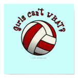 Red Volleyball Poster