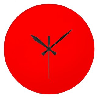 Red Wall Clocks