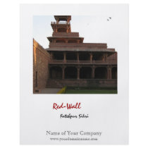 Red Wall Flyer Design