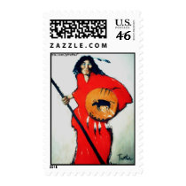 Red Warrior postage by ptrotter Red Warrior postage