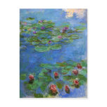 Red Water Lilies, Claude Monet postcards