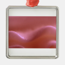 Red Wave Dream Christmas Ornaments