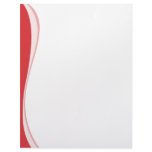 Red Waves Side letterhead