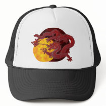 Red Wax Dragon hats by SuanSKatra Red Wax Dragon hats