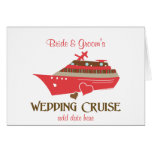 Red Wedding Cruise Card