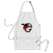 Red Whale Totem Apron