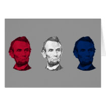 Red, White, and Blue Abraham Lincoln cards by militarycards Red, White, and Blue Abraham Lincoln cards