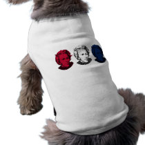 Red, White, and Blue -- Andrew Jackson pet clothing