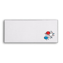 Red White And Blue Balloons Envelope