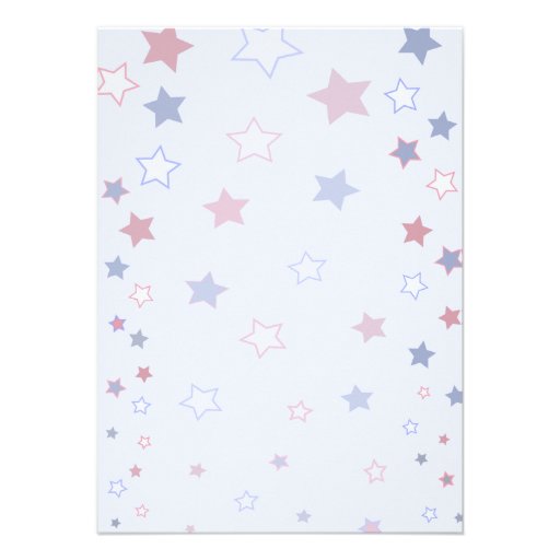 Red White and Blue Banner Invitation