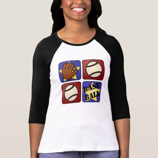 Red, White, and Blue Baseball TShirt Zazzle