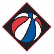 red white and blue basketball photo cutouts