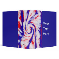 red white and blue binders by DonnaGraysonAbstract red white and blue binders