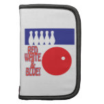 Red White And Blue Bowling Planner