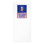 Red White And Blue Brewer Rack Card