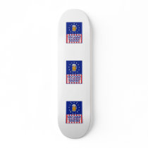 Red White And Blue Brewer Custom Skateboard
