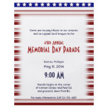 Red White and Blue Candystripe Memorial Day Flyer