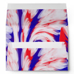 red white and blue envelope