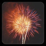 Red, White and Blue Fireworks Sticker