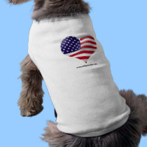 Red White and Blue Flag pet clothing