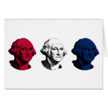 Red, White, and Blue -- George Washington cards