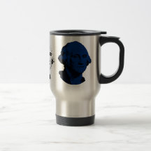 Red, White, and Blue George Washington Coffee Mug