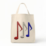 Red White and Blue Music Notes bags