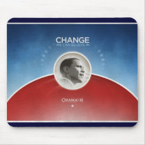 Red White and Blue Obama Mousepad by OBAMA_COLLECTIBLES Red White and Blue Obama Mousepad