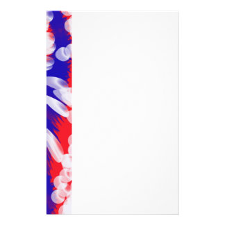 Red White And Blue Stationery, Custom Red White And Blue Stationary