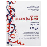 Red White and Blue Ribbons and Stars flyers
