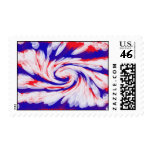 red white and blue stamps