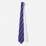 Red, White and Blue Stars Neck Tie