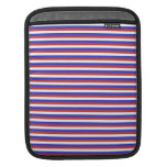 Red, White and Blue Stripes. Ipad Sleeve