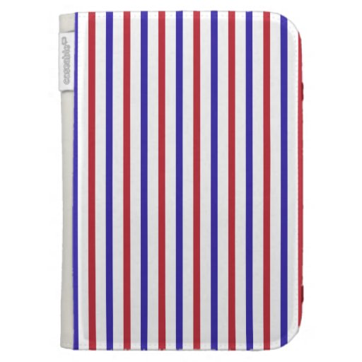 Red, White, and Blue Stripes Kindle Cover