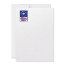 Red White And Blue Wine Brewer Invitations