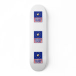 Red White And Blue Wine Brewer Skateboard Deck