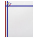 "Red White and Blue with Eagle" Letterhead Design