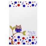 Red, White and Who Stationery Paper