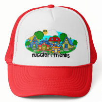 Red & White Baseball Cap hats by ms_nuggler Red & White Baseball Cap hats