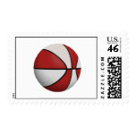Red & White Basketball: Postage postage