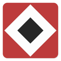 Red, White, Black Diamond Pattern stickers