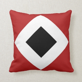 Red, White, Black Diamond Pattern
