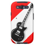 Red White Black Electric Guitar casemate cases